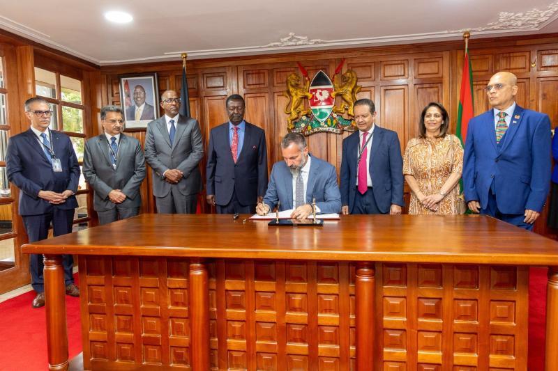 File image of Prince Rahim Aga Khan V at JKIA.